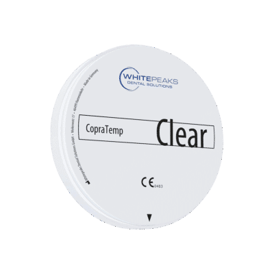 Disque WHITEPEAKS PMMA - Copra Temp CLEAR