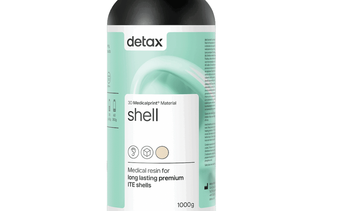 Résine DETAX Medical Print Shell Beige – 1kg
