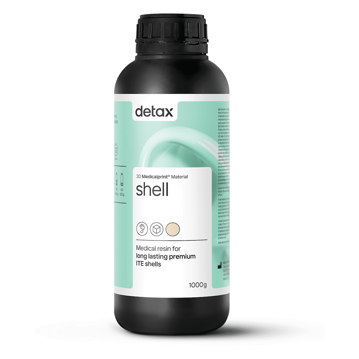Résine DETAX Medical Print Shell Beige - 1kg