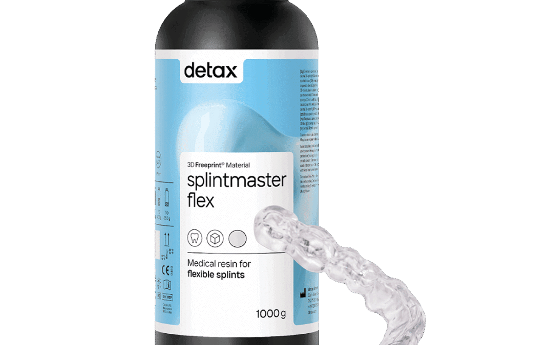 Résine DETAX Freeprint Splintmaster Flex transparente – 1kg