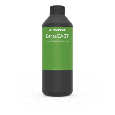 Résine ASIGA DentaCAST verte - 1kg