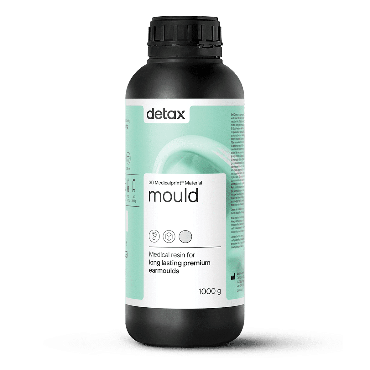 Résine DETAX Medical Print Mould Clear 2.0 - 1kg