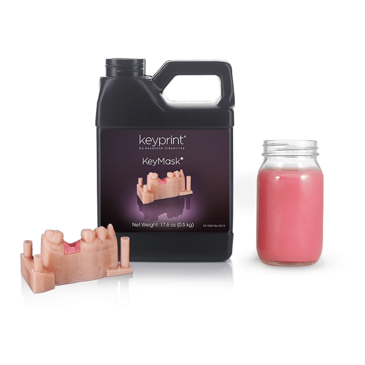 Résine KEYSTONE KeyMask Rose - 0,5kg