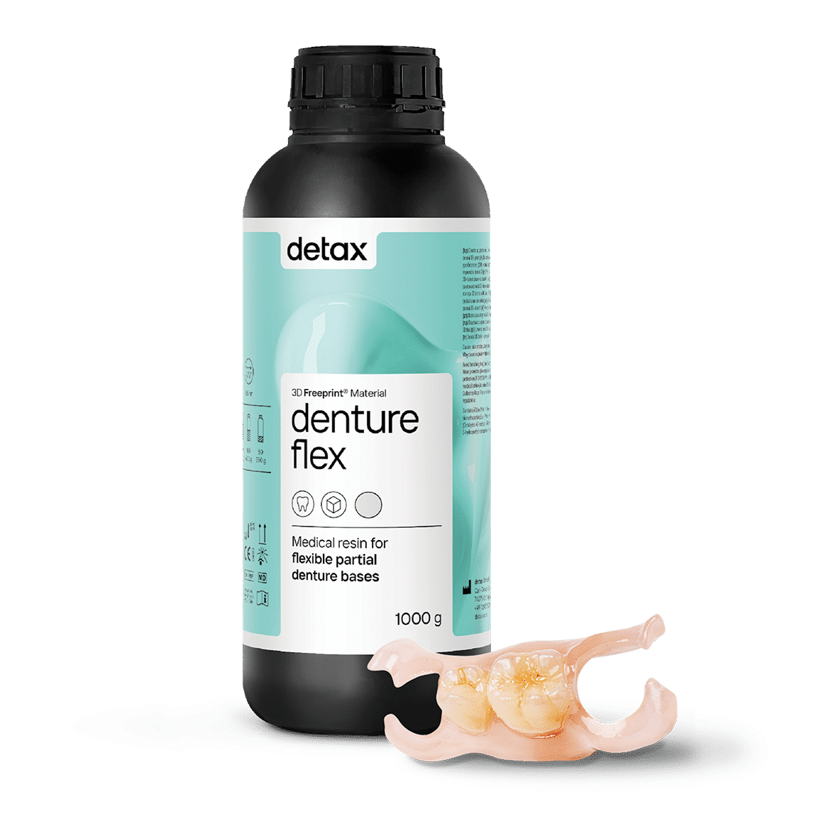 DETAX FREEPRINT Denture Flex Resin - 1 kg
