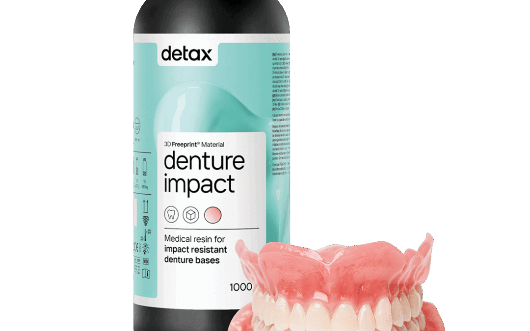 Résine DETAX FREEPRINT Denture Impact – 1kg