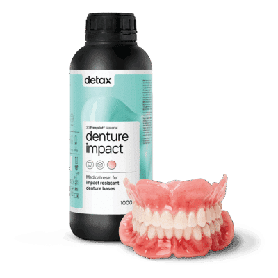Résine DETAX FREEPRINT Denture Impact - 1kg