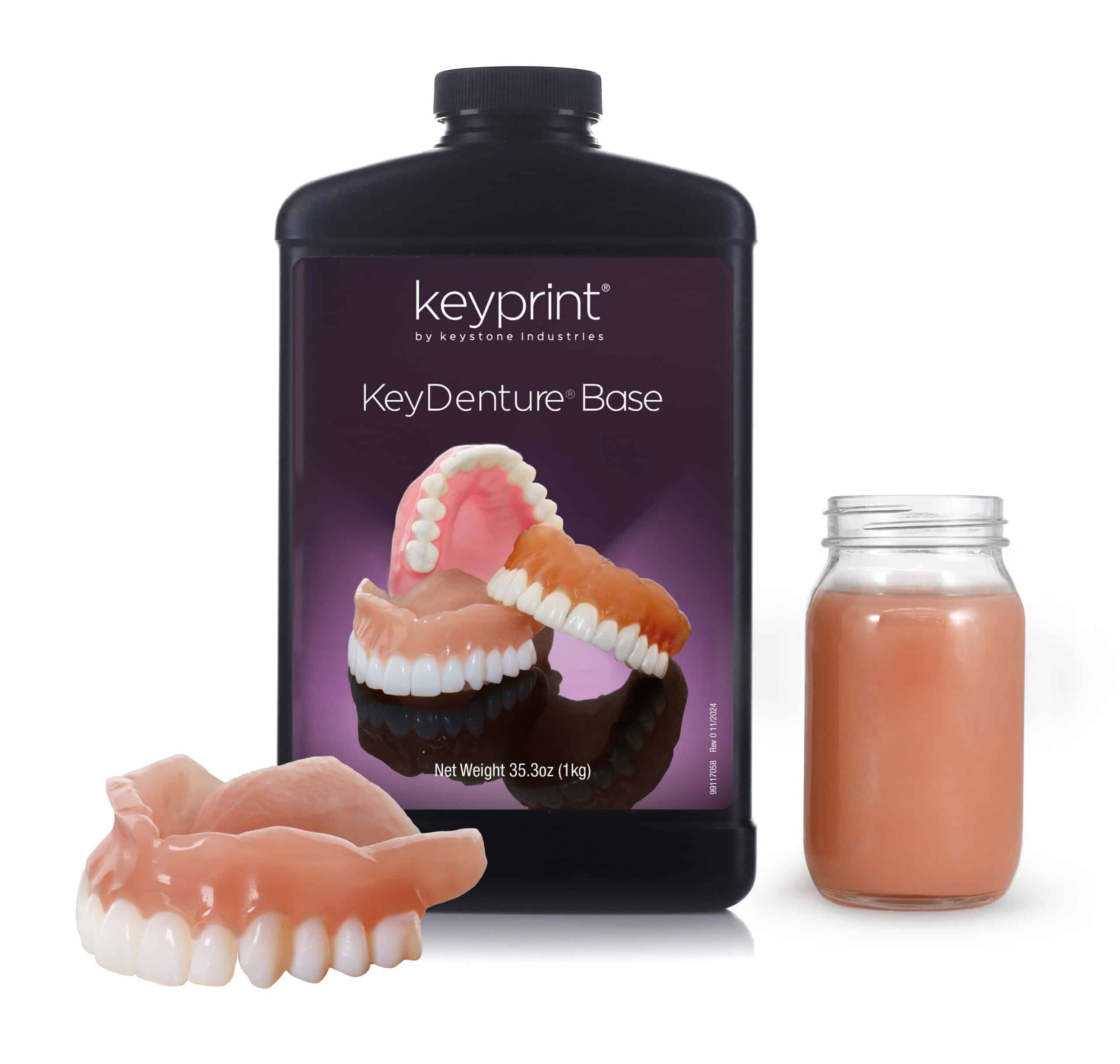 KEYSTONE KeyDenture Base Original Resin - 1 kg