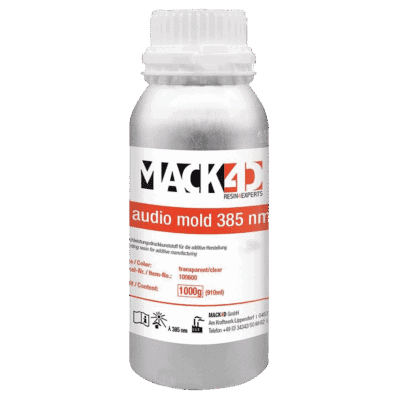 Résine MACK4D Audio Mold Clear - 1kg