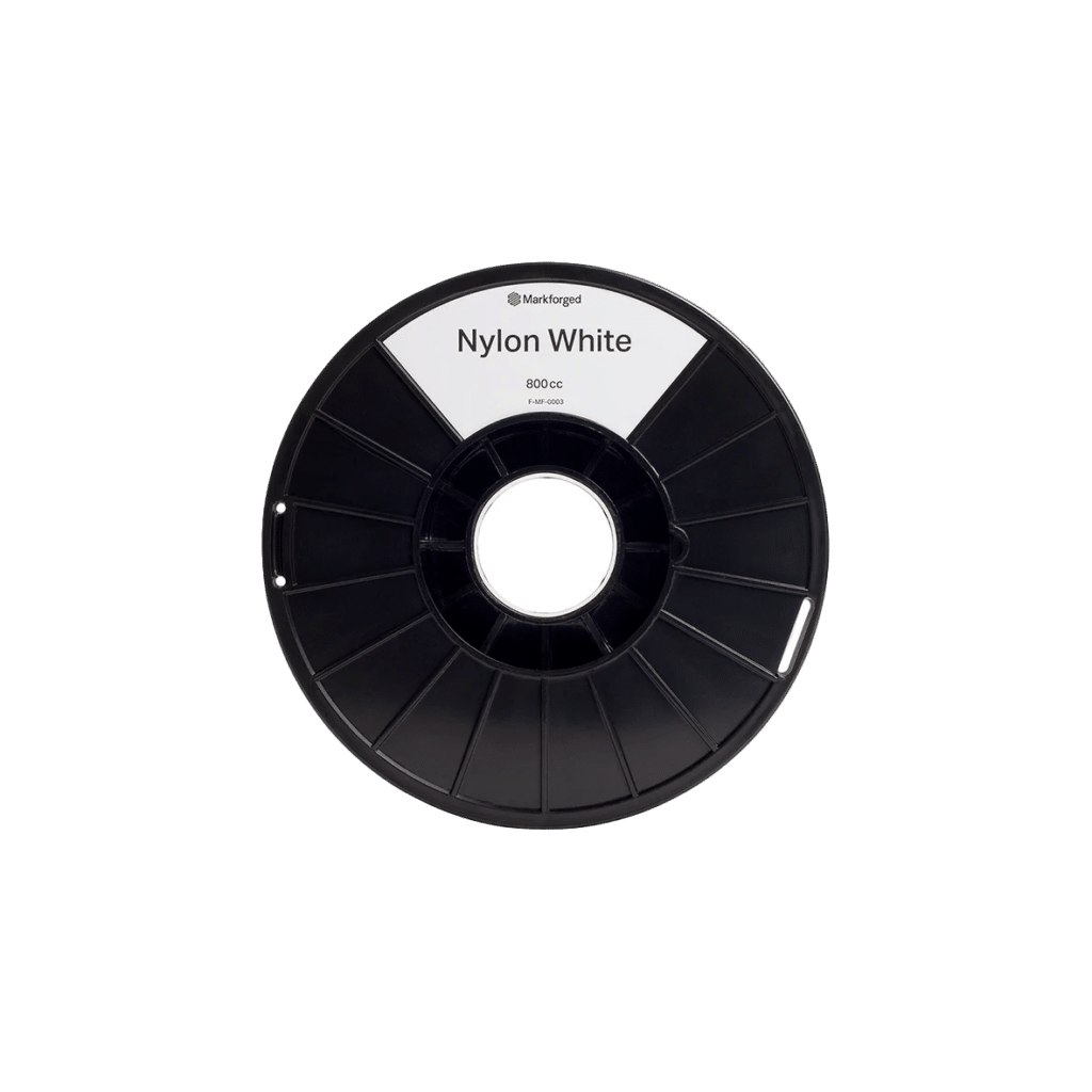 Bobine de filament de nylon blanc