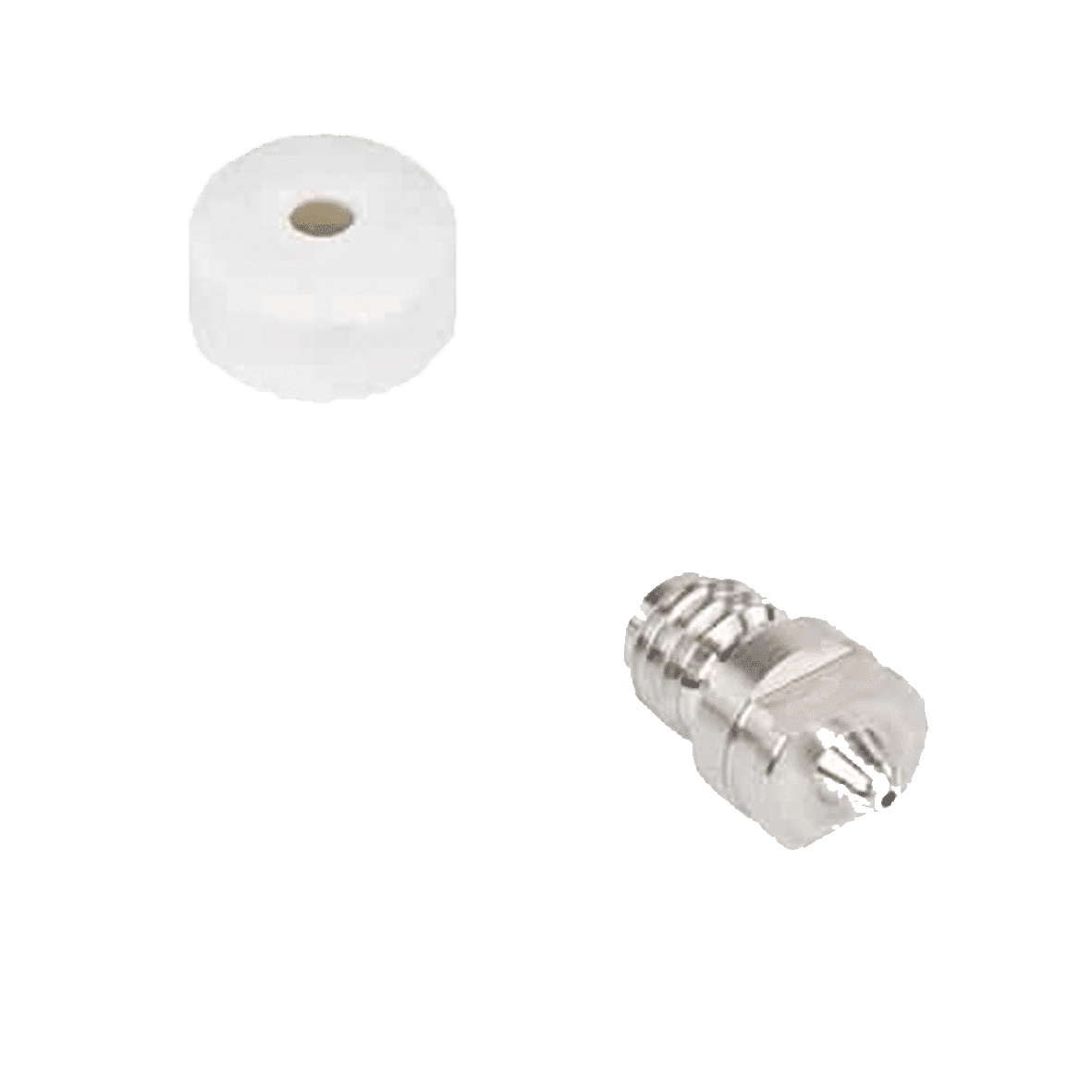 Une buse acier et un capuchon téflon pour extruder V3