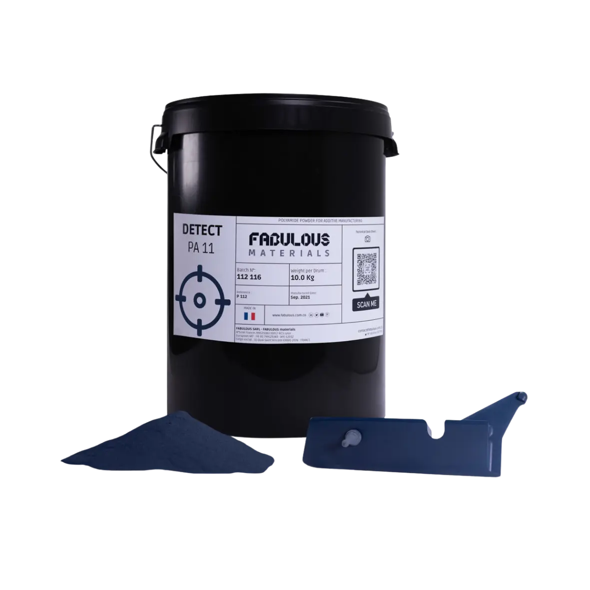 Poudre PA11 Blue DETECT – 10 kg (1)