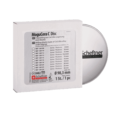Disque SCHEFTNER Chrome Cobalt Mogucera épaulé